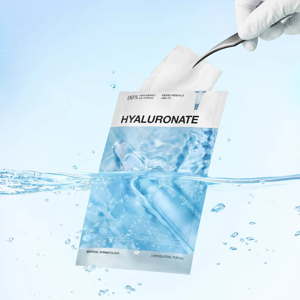 MEDIHEAL Hyaluronate Essential Mask 24ml – Yoğun Nemlendirici Hyaluronik Asit Yüz Maskesi