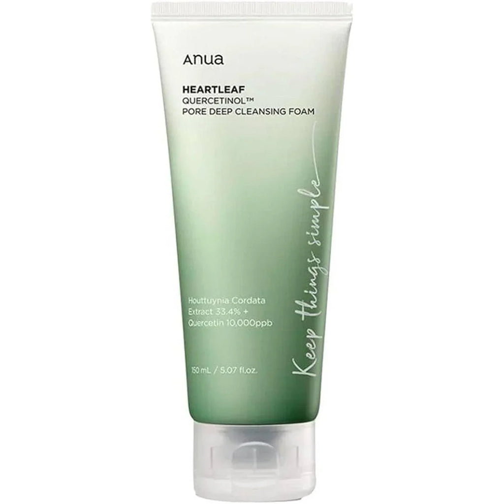 𝗔𝗡𝗨𝗔 Heartleaf Quercetinol Cleansing Foam Yatıştırıcı Arındırıcı Yüz Temizleme Köpüğü 150ml