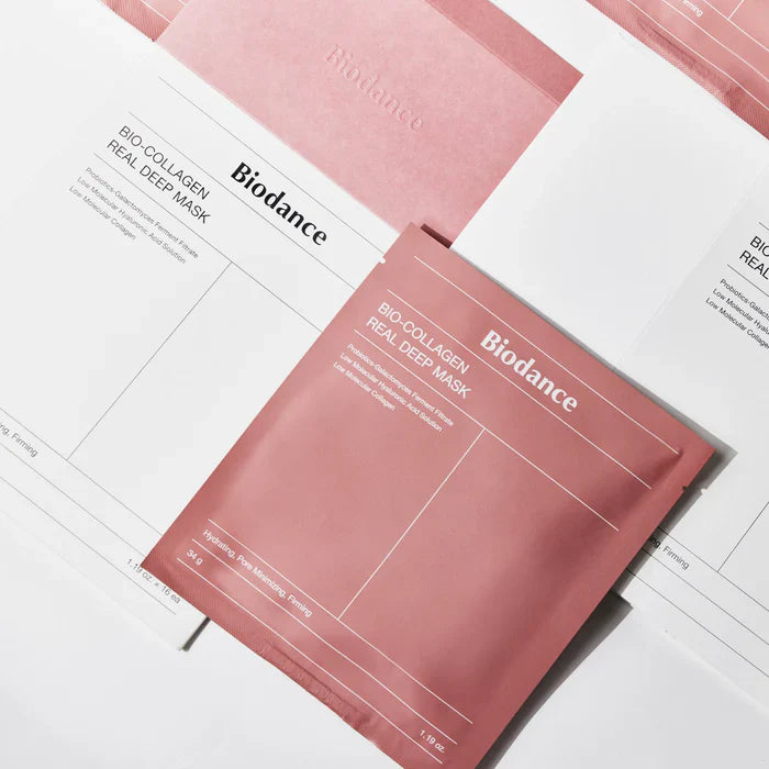 𝗕𝗜𝗢𝗗𝗔𝗡𝗖𝗘 Bio-Collagen Real Deep Mask Yoğun Nemlendirici Kolajen Yüz Maskesi
