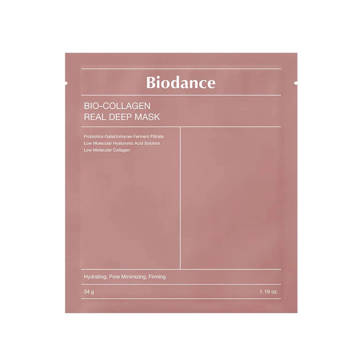 𝗕𝗜𝗢𝗗𝗔𝗡𝗖𝗘 Bio-Collagen Real Deep Mask Yoğun Nemlendirici Kolajen Yüz Maskesi
