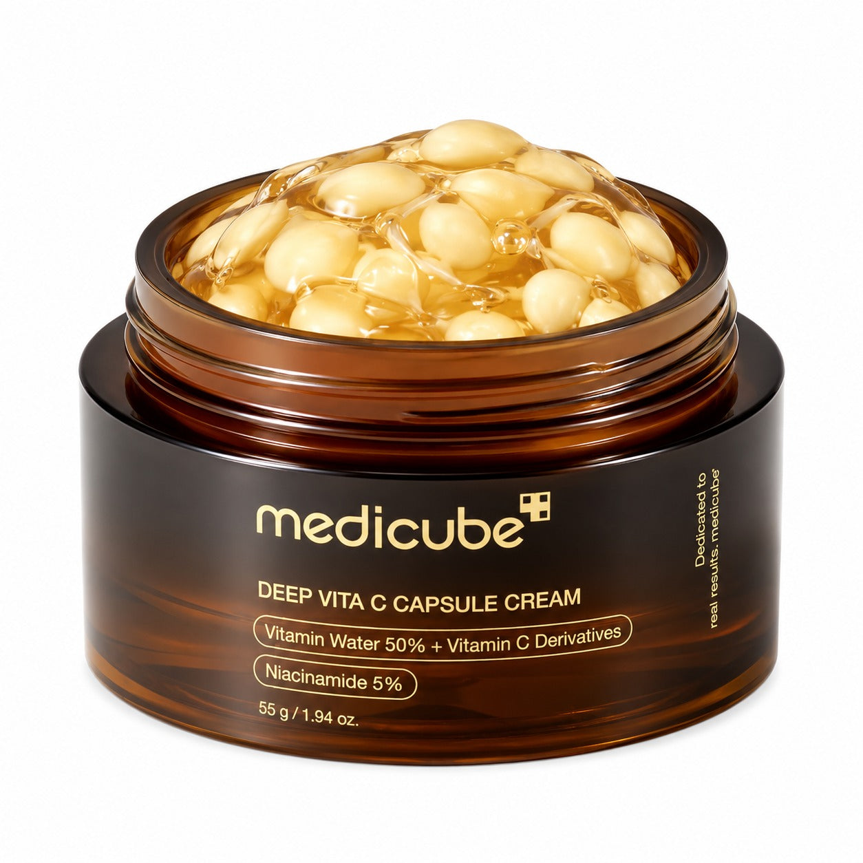 𝗠𝗘𝗗𝗜𝗖𝗨𝗕𝗘 Deep Vita C Capsule Cream Aydınlatıcı ve Leke Karşıtı C Vitamini Kremi 55g