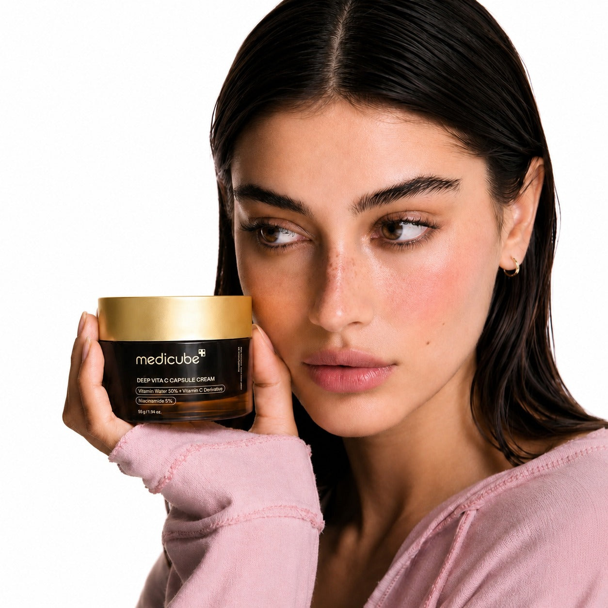 𝗠𝗘𝗗𝗜𝗖𝗨𝗕𝗘 Deep Vita C Capsule Cream Aydınlatıcı ve Leke Karşıtı C Vitamini Kremi 55g