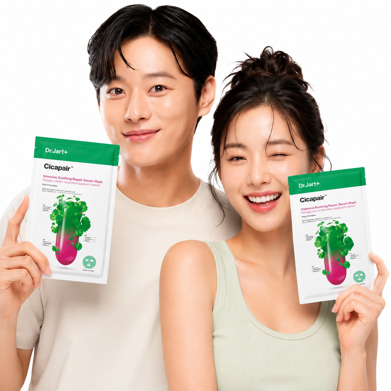 𝗗𝗥 𝗝𝗔𝗥𝗧+ Cicapair Intensive Soothing Repair Serum Mask (Yatıştırıcı Onarıcı Maske)