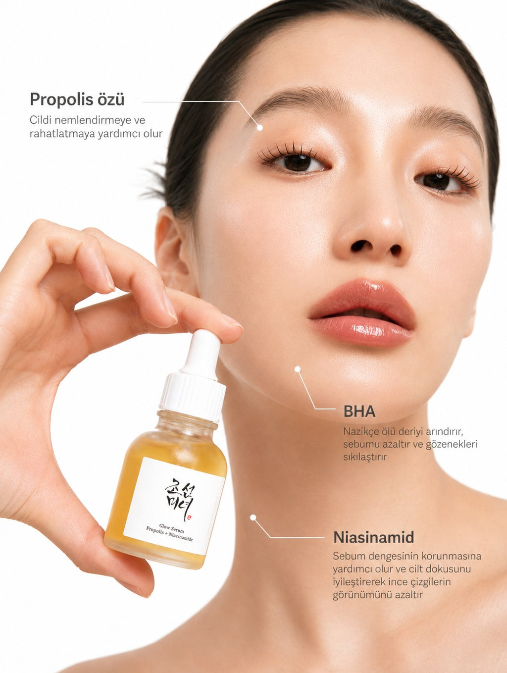 𝗕𝗘𝗔𝗨𝗧𝗬 𝗢𝗙 𝗝𝗢𝗦𝗘𝗢𝗡 Glow Serum Propolis + Niacinamide Aydınlatıcı Serum 30ml