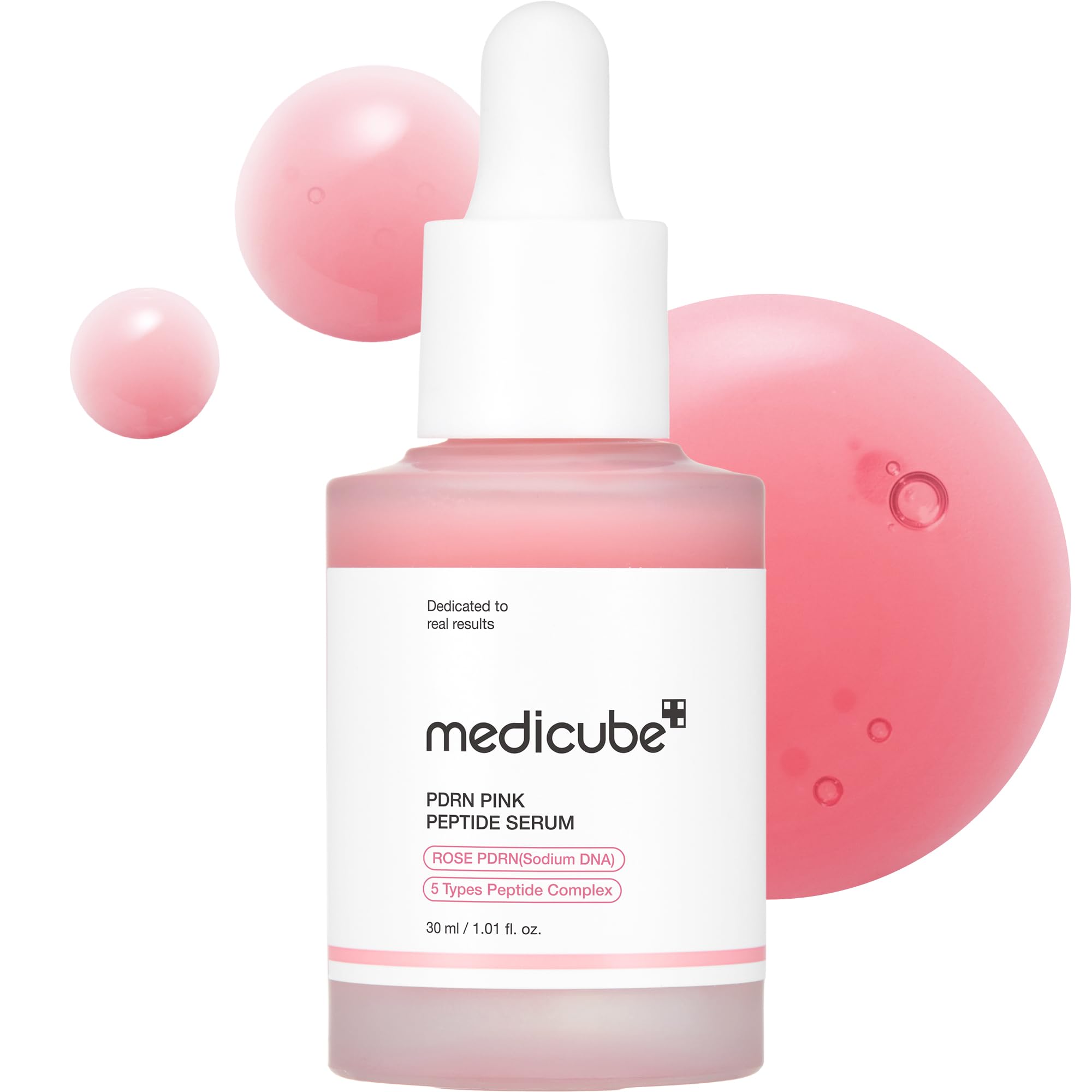 𝗠𝗘𝗗𝗜𝗖𝗨𝗕𝗘 PDRN Pink Peptide Serum Yenileyici ve Sıkılaştırıcı Yüz Serumu 30ml