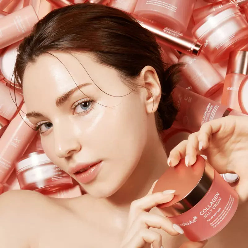 𝗠𝗘𝗗𝗜𝗖𝗨𝗕𝗘 Collagen Jelly Cream Yoğun Nemlendirici ve Dolgunlaştırıcı Jel Krem 110ml