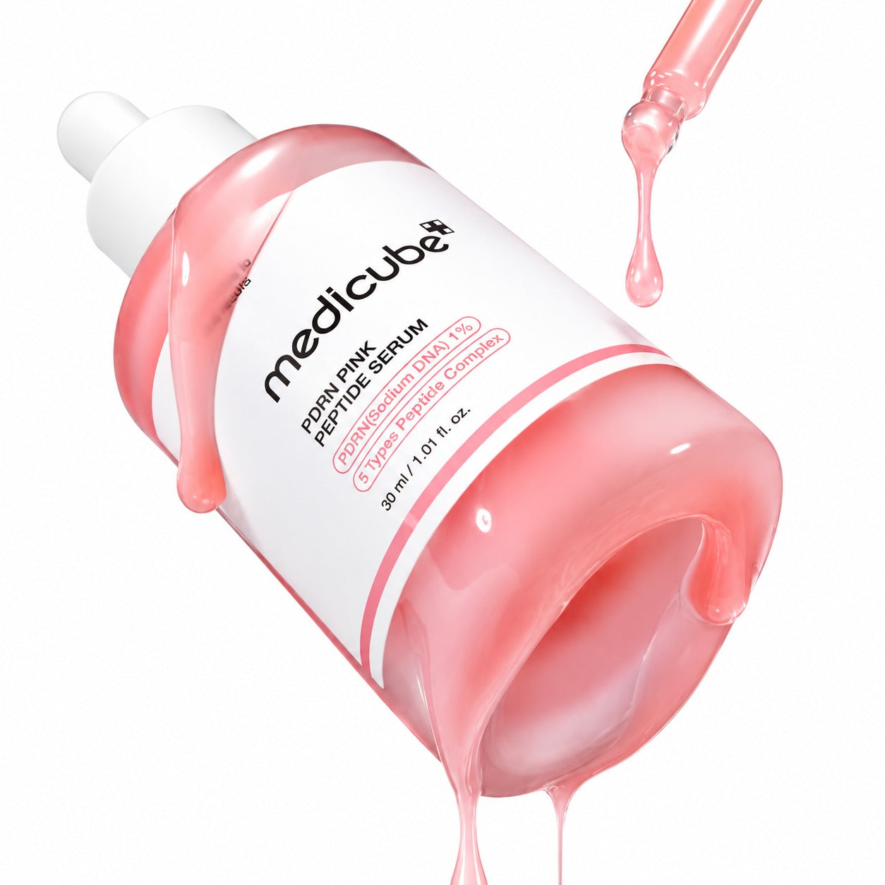 Medicube PDRN Pink Peptide Serum Regenerating and Firming Facial Serum 30ml